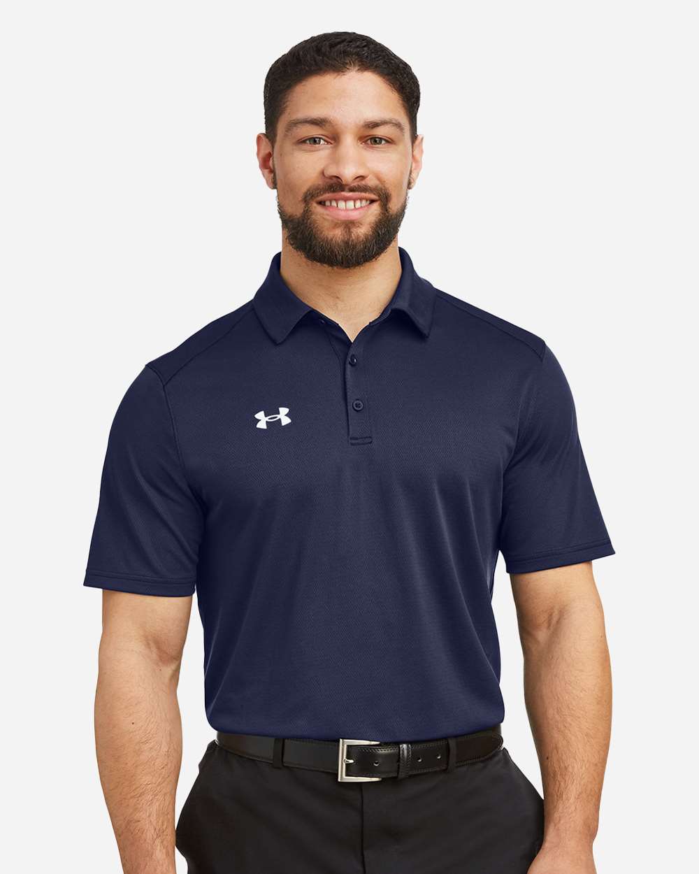 Men's Tech Polo - Midnight Navy/ White