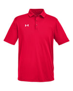 Men's Tech Polo - Red/ White