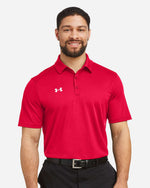 Men's Tech Polo - Red/ White