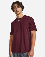 Men's Team Tech T-Shirt - Maroon/ White