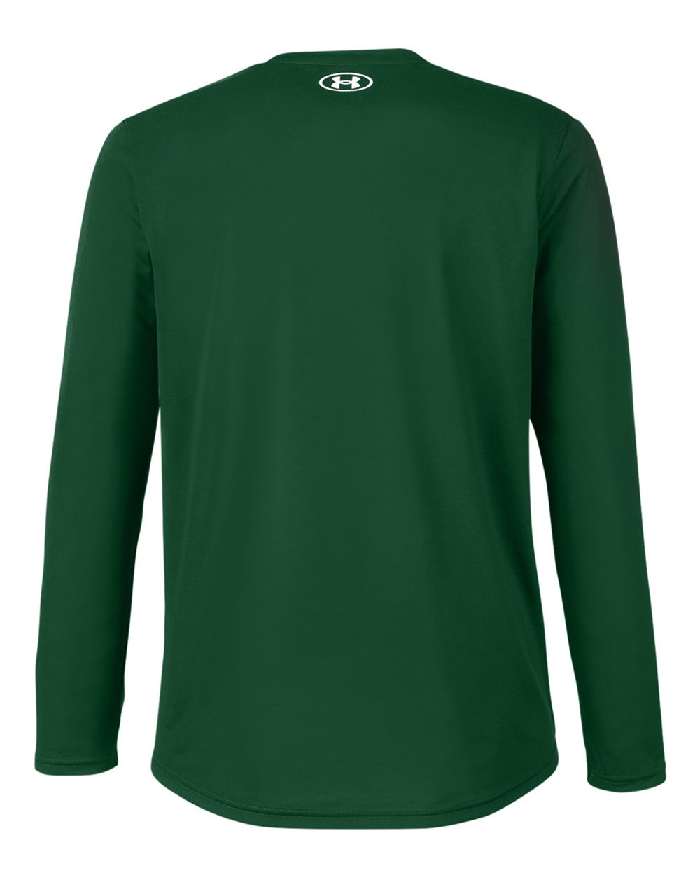 Men's Team Tech Long Sleeve T-Shirt - Forest Green/ White