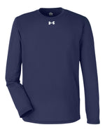 Men's Team Tech Long Sleeve T-Shirt - Midnight Navy/ White
