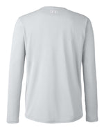 Men's Team Tech Long Sleeve T-Shirt - Mod Grey Light Heather/ White