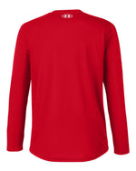 Men's Team Tech Long Sleeve T-Shirt - Red/ White