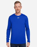 Men's Team Tech Long Sleeve T-Shirt - Royal/ White
