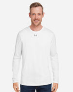 Men's Team Tech Long Sleeve T-Shirt - White/ Mod Grey