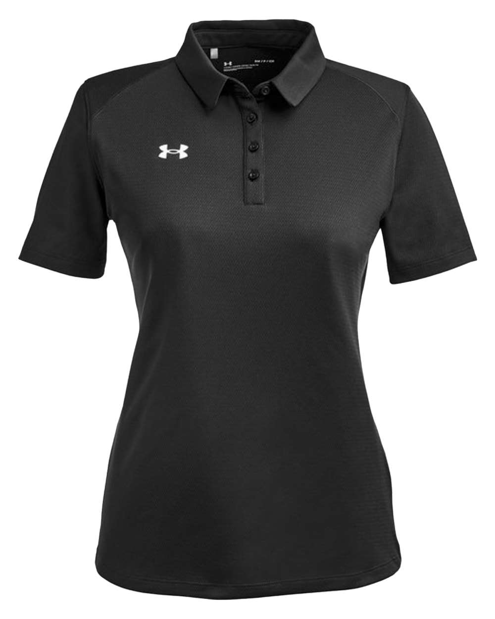 Women's Tech Polo - Black/ White