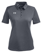 Women's Tech Polo - CS Grey Light Heather/ White