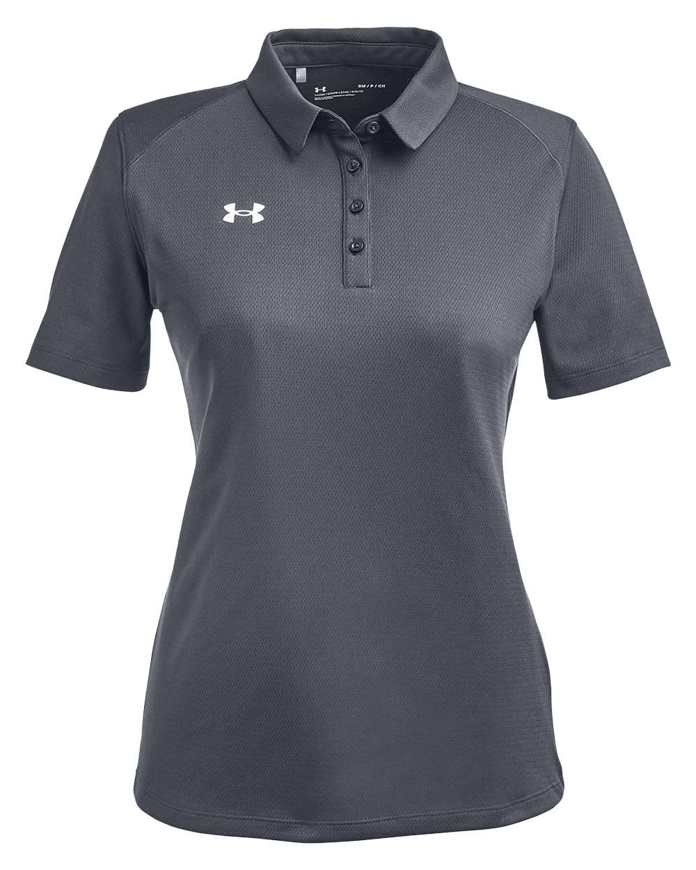 Women's Tech Polo - CS Grey Light Heather/ White