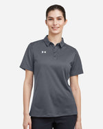 Women's Tech Polo - CS Grey Light Heather/ White