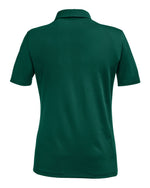 Women's Tech Polo - Forest Green/ White