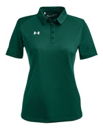 Women's Tech Polo - Forest Green/ White