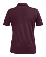 Women's Tech Polo - Dark Maroon/ White
