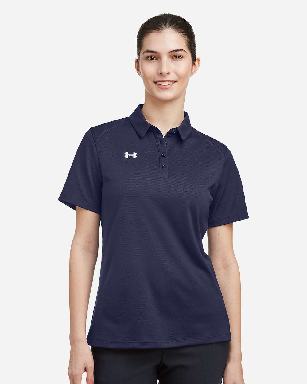 Women's Tech Polo - Midnight Navy/ White