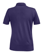 Women's Tech Polo - Purple/ White