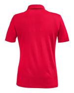Women's Tech Polo - Red/ White