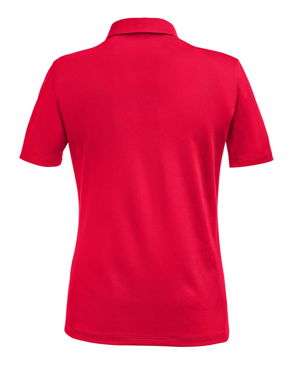 Women's Tech Polo - Red/ White