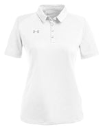 Women's Tech Polo - White/ Mod Grey