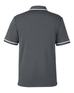 Men's Tipped Teams Performance Polo - CS Grey Light Heather/ White