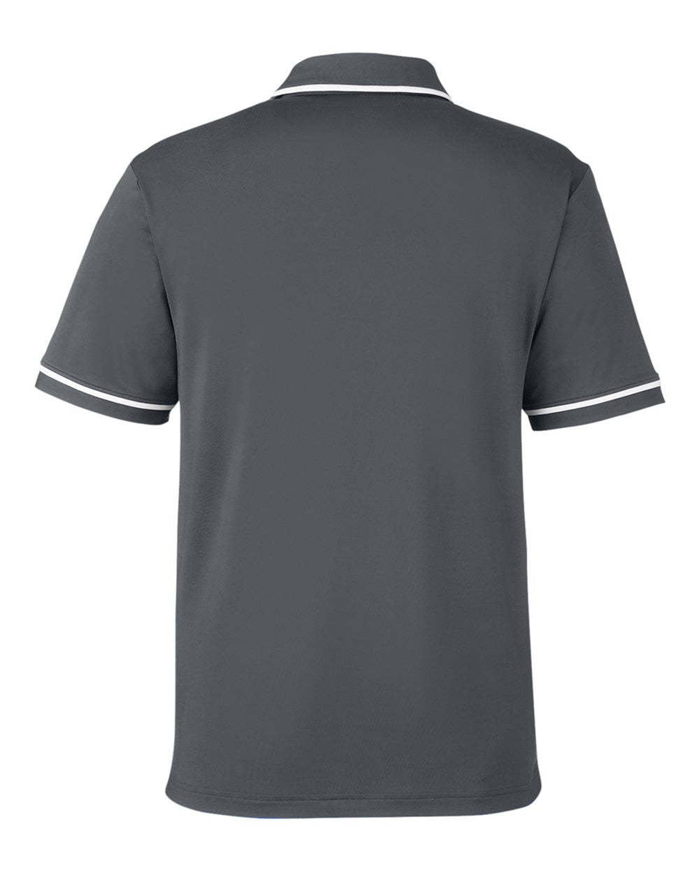 Men's Tipped Teams Performance Polo - CS Grey Light Heather/ White