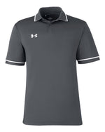 Men's Tipped Teams Performance Polo - CS Grey Light Heather/ White