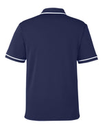 Men's Tipped Teams Performance Polo - Midnight Navy/ White