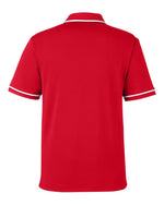 Men's Tipped Teams Performance Polo - Red/ White