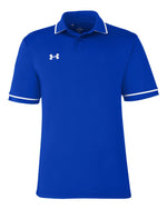 Men's Tipped Teams Performance Polo - Royal/ White