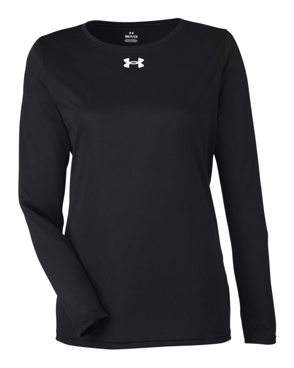 Women's Team Tech Long Sleeve T-Shirt - Black/ White