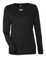 Women's Team Tech Long Sleeve T-Shirt - Black/ White