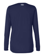 Women's Team Tech Long Sleeve T-Shirt - Midnight Navy/ White