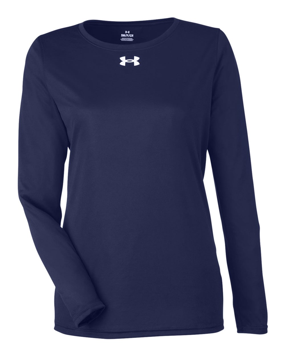 Women's Team Tech Long Sleeve T-Shirt - Midnight Navy/ White