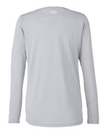 Women's Team Tech Long Sleeve T-Shirt - Mod Grey Light Heather/ White