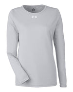 Women's Team Tech Long Sleeve T-Shirt - Mod Grey Light Heather/ White