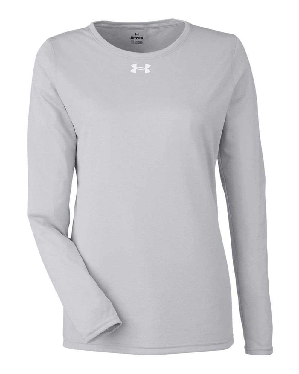 Women's Team Tech Long Sleeve T-Shirt - Mod Grey Light Heather/ White