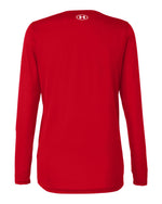 Women's Team Tech Long Sleeve T-Shirt - Red/ White