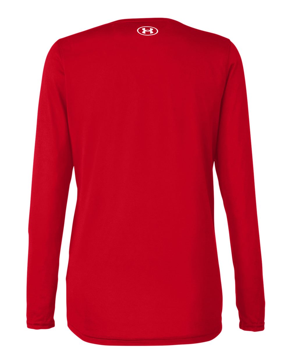 Women's Team Tech Long Sleeve T-Shirt - Red/ White