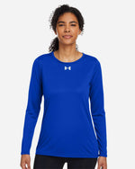 Women's Team Tech Long Sleeve T-Shirt - Royal/ White
