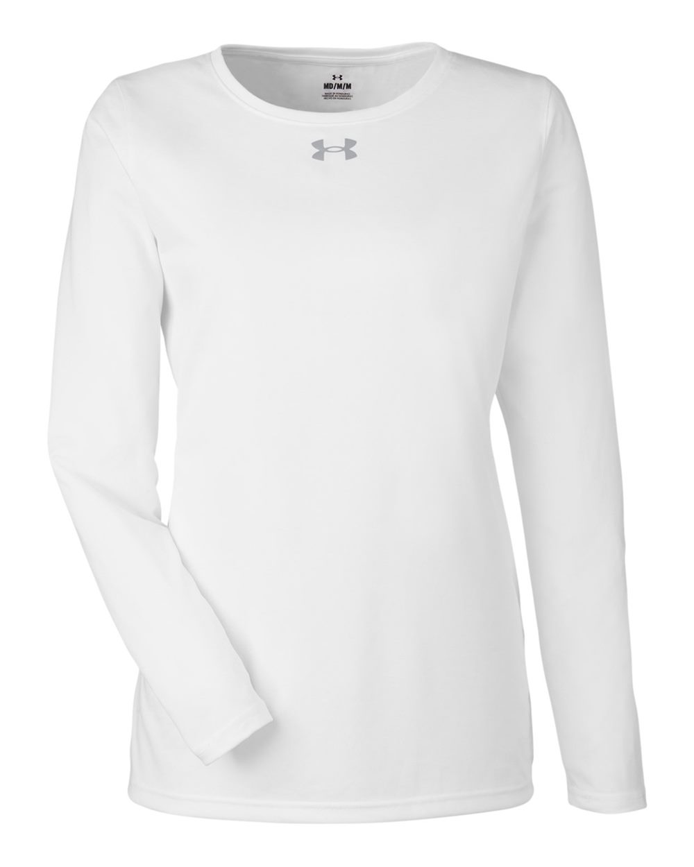 Women's Team Tech Long Sleeve T-Shirt - White/ Mod Grey