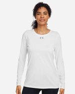 Women's Team Tech Long Sleeve T-Shirt - White/ Mod Grey
