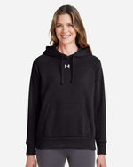 Women's Rival Fleece Hooded Sweatshirt - Black/ White
