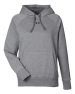 Women's Rival Fleece Hooded Sweatshirt - Castlerock Grey Light Heather/ Black
