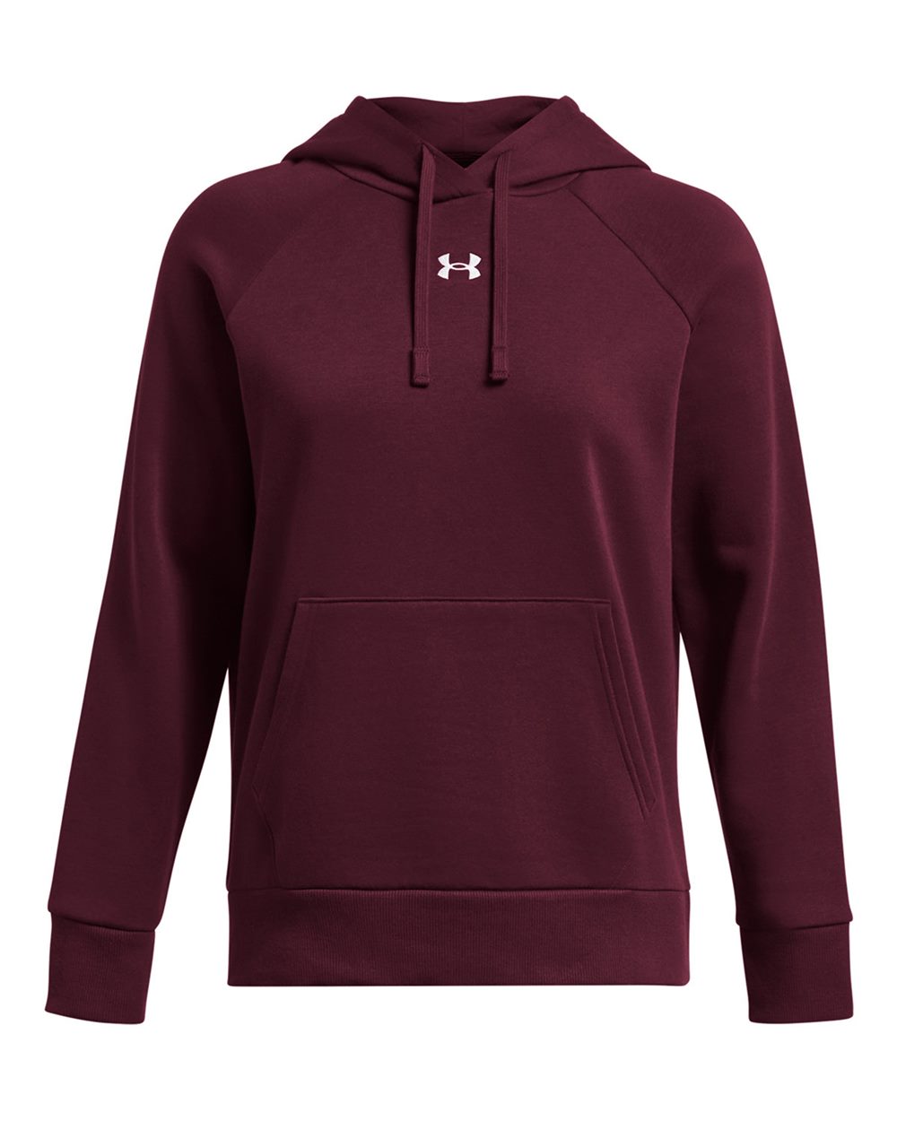 Women's Rival Fleece Hooded Sweatshirt - Maroon/ White
