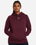 Women's Rival Fleece Hooded Sweatshirt - Maroon/ White