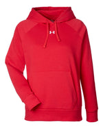 Women's Rival Fleece Hooded Sweatshirt - Red/ White