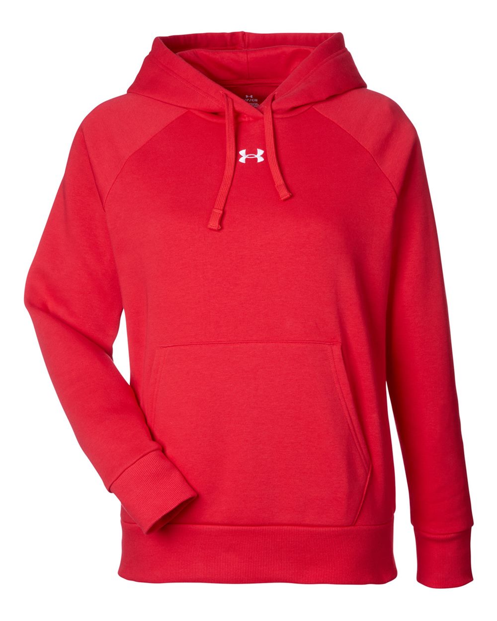 Women's Rival Fleece Hooded Sweatshirt - Red/ White