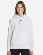 Women's Rival Fleece Hooded Sweatshirt - White/ Black