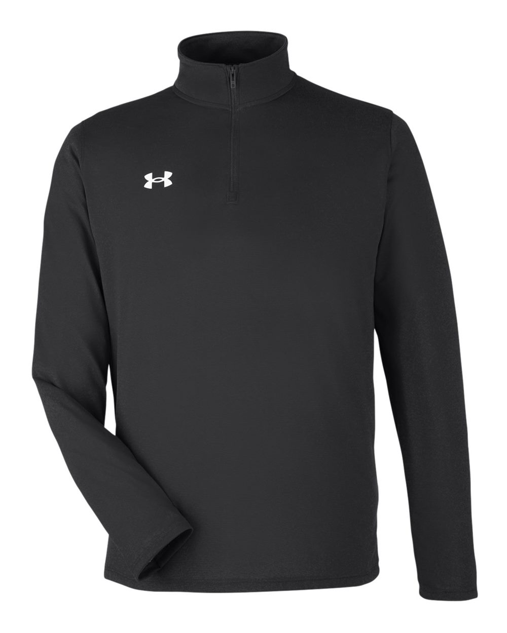 Men's Team Tech Quarter-Zip Pullover - Black/ White