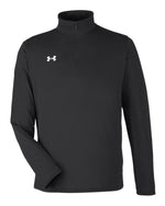 Men's Team Tech Quarter-Zip Pullover - Black/ White