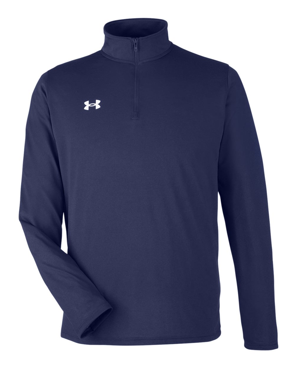 Men's Team Tech Quarter-Zip Pullover - Midnight Navy/ White